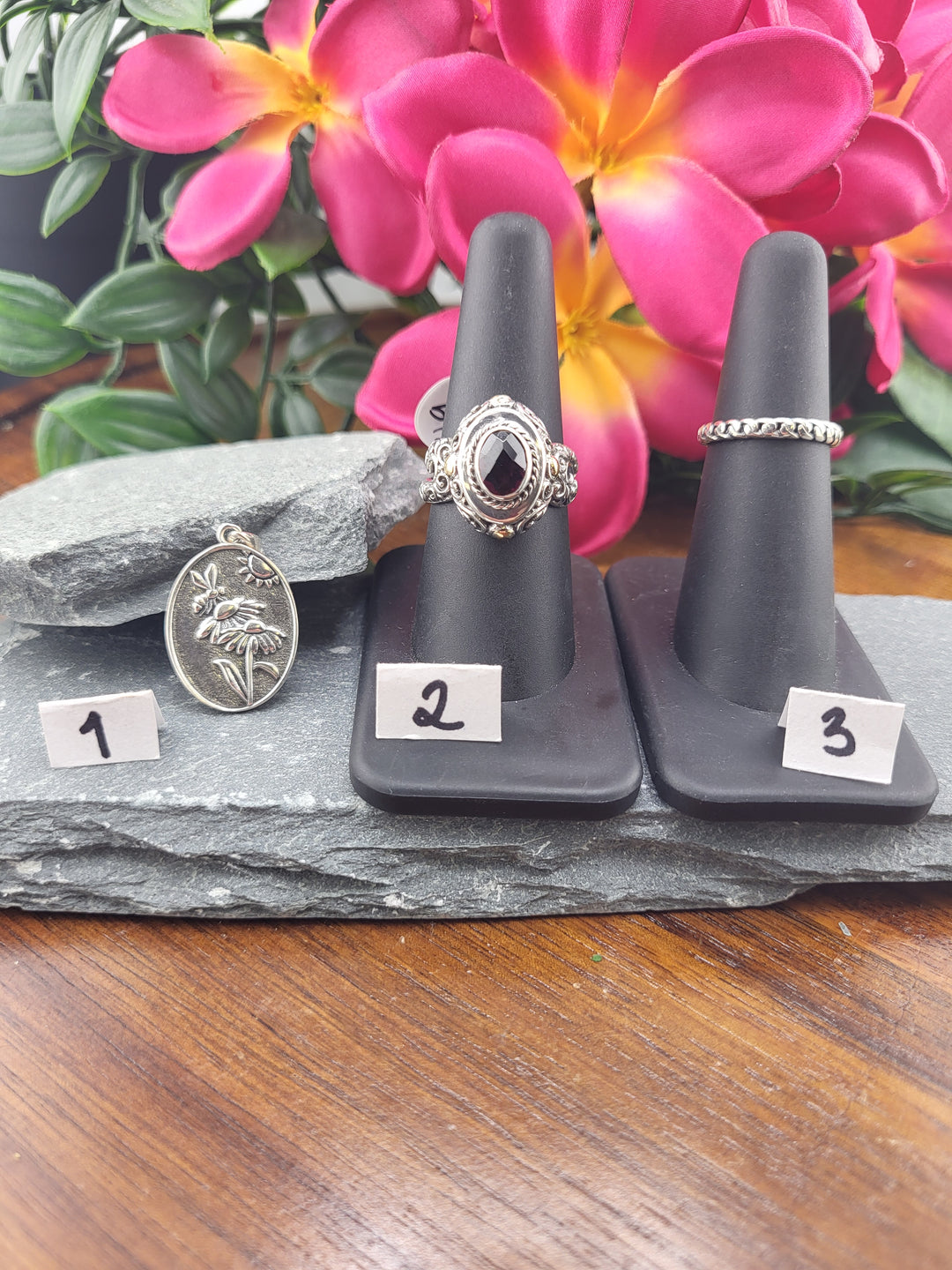 RESERVED FOR:  Gina -10/17/2024 - 3 Sterling Silver Items