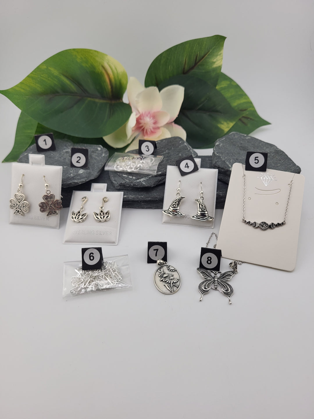 RESERVED FOR: Tammie_withan_ie - 1/31/2025 Show -8 Sterling Silver Items