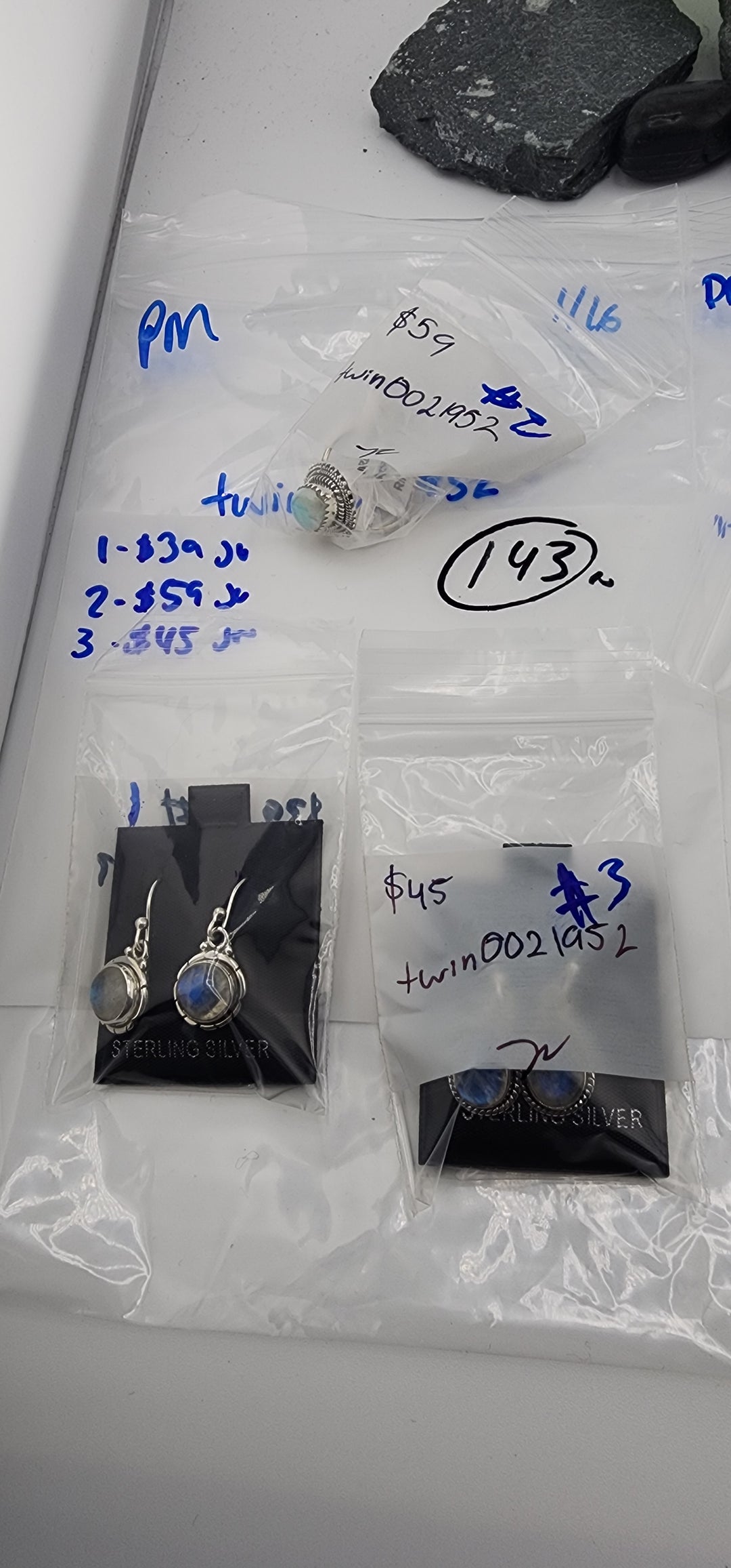 twin0021952- 3 -925 Sterling Silver Items