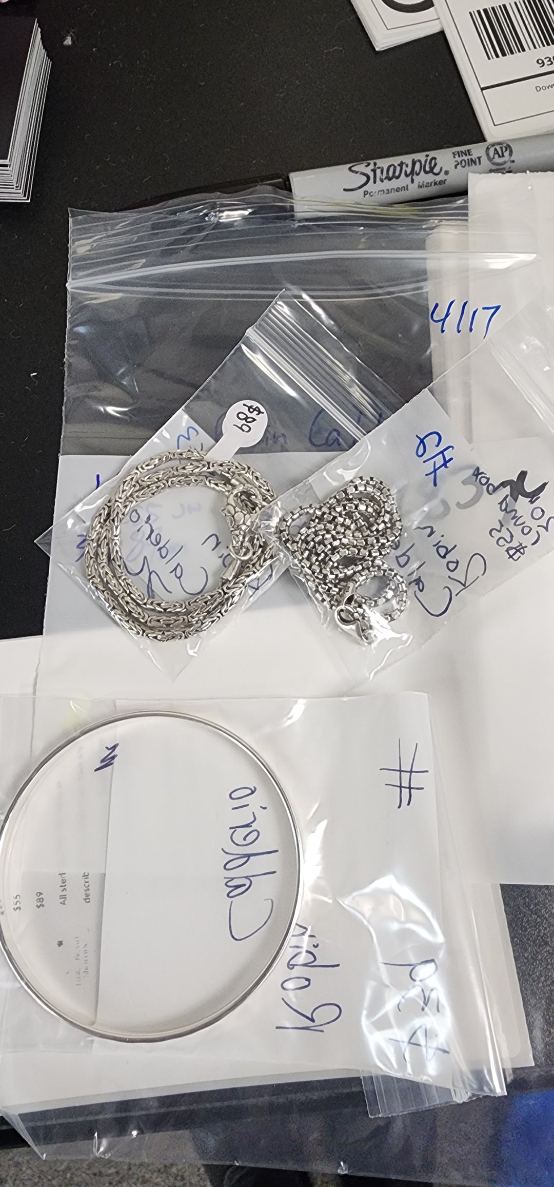 RESERVED FOR:  Robin Calderio- 4/17/2025 tiktok Live Show -  Sterling Silver Items