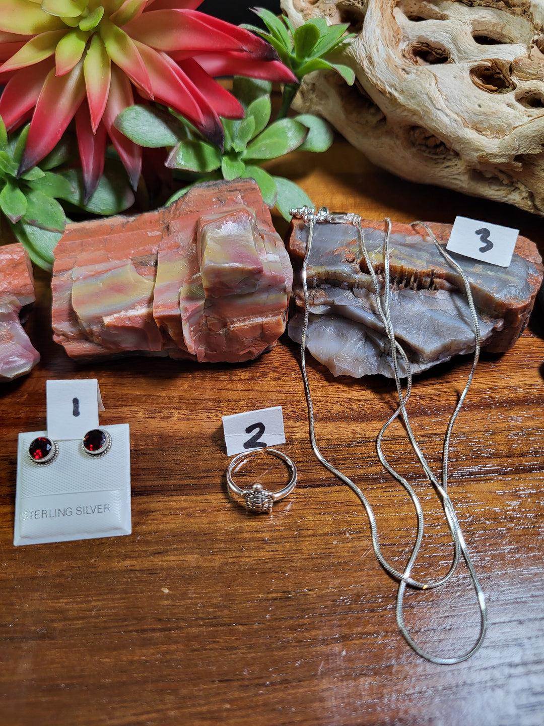 RESERVED FOR: aprilesquibel263 7/25/24- 3 Sterling Silver Items