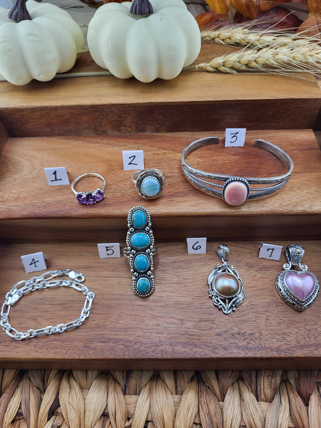 RESERVED FOR:  Deanne -10/25/2024 - 7 Sterling Silver Items