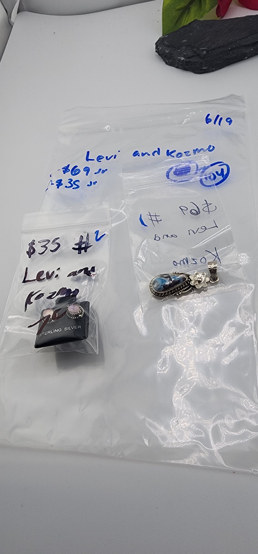 48HR - RESERVED FOR: Levi and Kozmo- 6/19/2025 FL tiktok Live Show -2  Sterling Silver Items