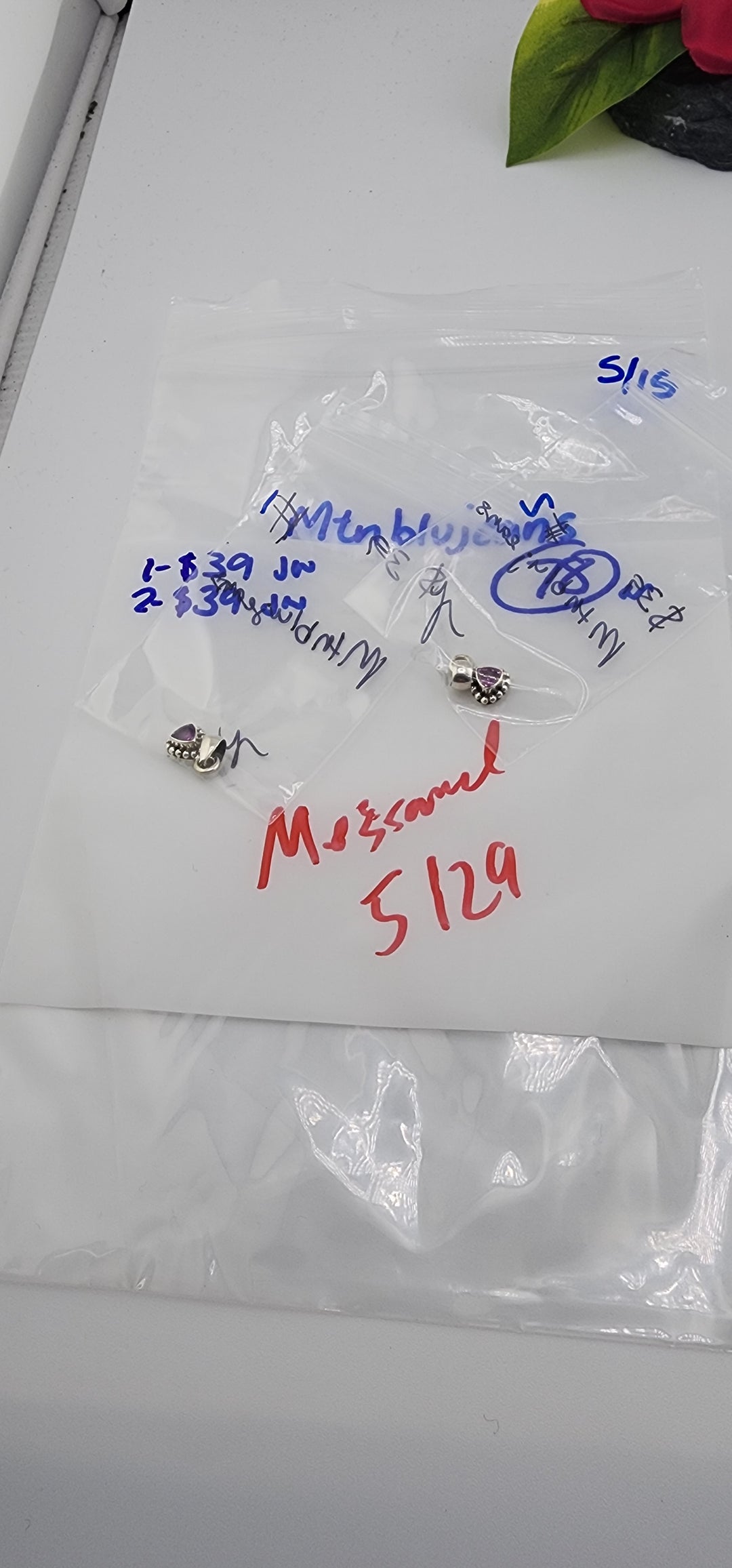 RESERVED FOR: Mtnblujeans - 5/15/2025 tiktok Live Show -2  Sterling Silver Items
