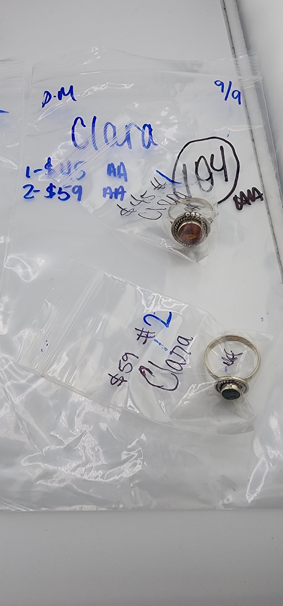 PM SHOW 48HR - RESERVED FOR: Clara - 9/9/2025 FL tiktok Live Show 2 - Sterling Silver Items