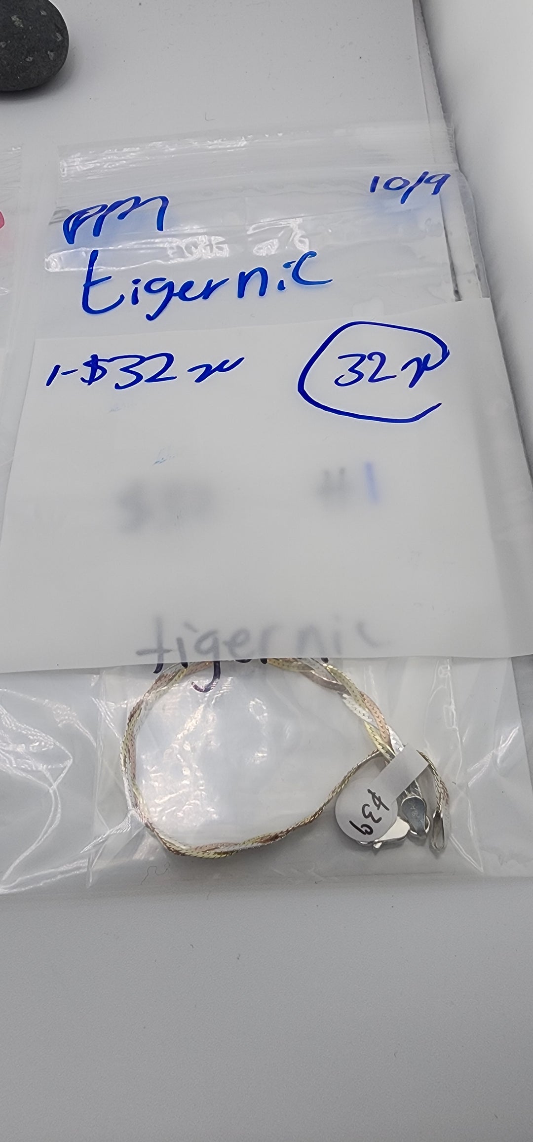 PM SHOW 48HR - RESERVED FOR: tigernic - 10/9/2025 FL tiktok Live Show - 1 Sterling Silver Items