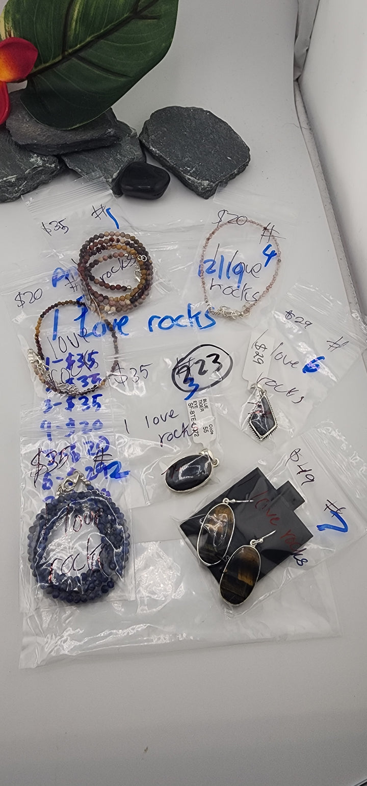 PM SHOW 48HR - RESERVED FOR: I love rocks - 12/19/2025 tiktok Live Show - 7 Sterling Silver Items