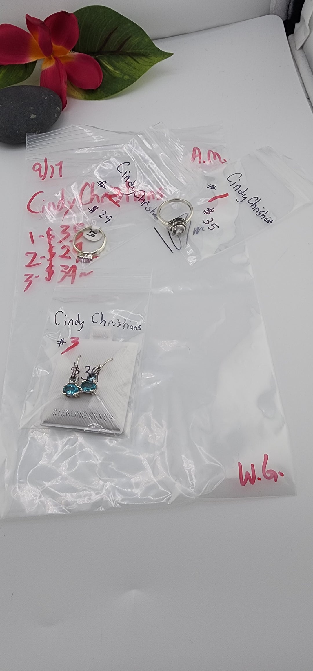 AM SHOW 48HR - RESERVED FOR: CindyChristians ❌- 9/17/2025 FL tiktok Live Show - 3 Sterling Silver Items