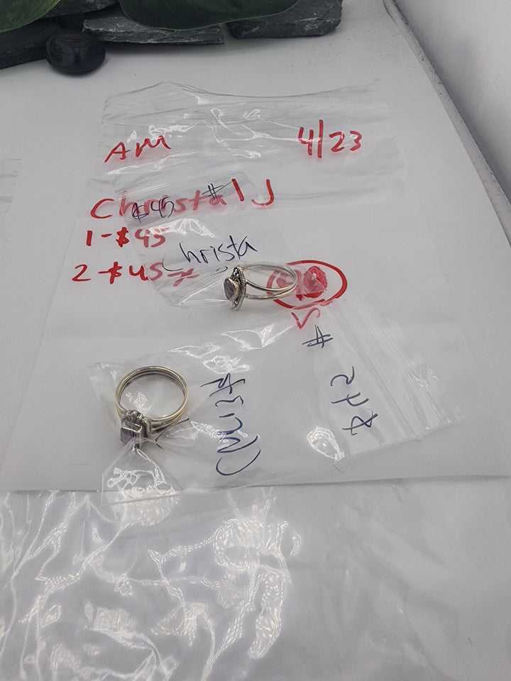 Christa J - 4/23/26 - 2 925 Sterling Silver Items
