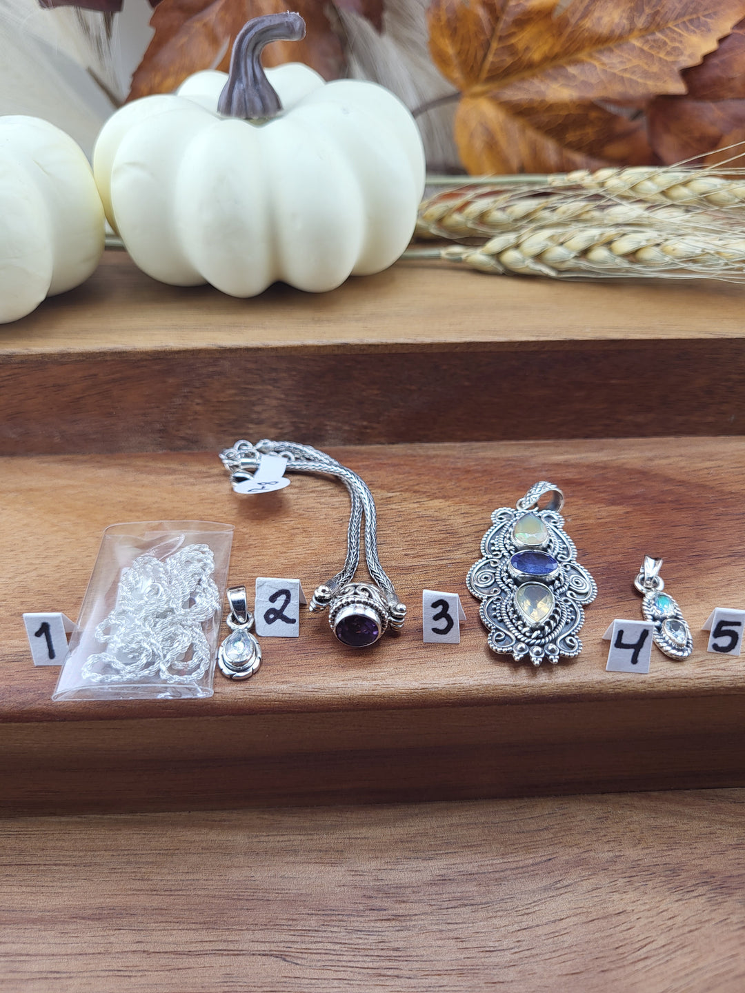 RESERVED FOR:  Frances Bodholdt -10/23/2024 - 5 Sterling Silver Items