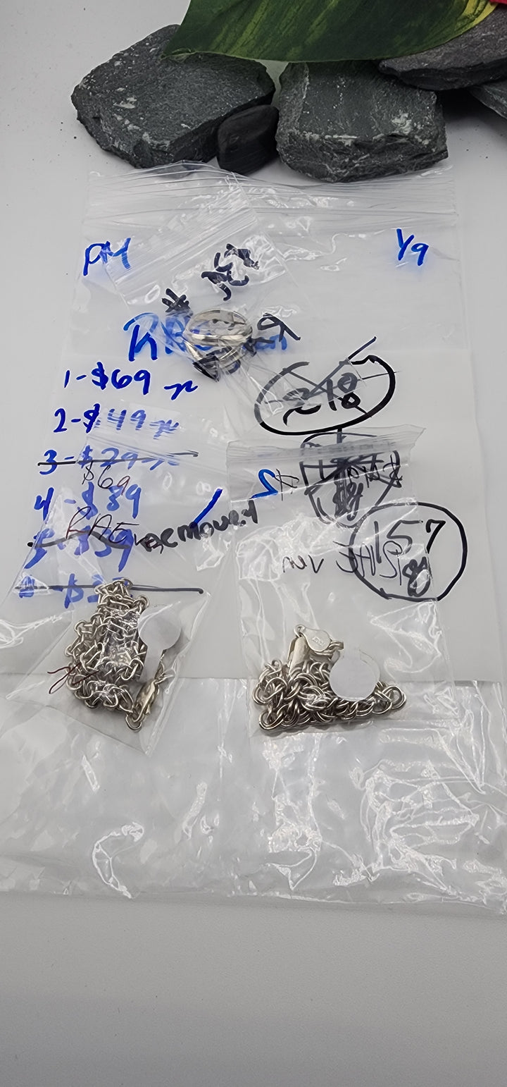 Custom sterling silver items - PM SHOW RESERVED FOR: RAEven - 1/9/2026 tiktok Live Show - 3 Sterling Silver Items