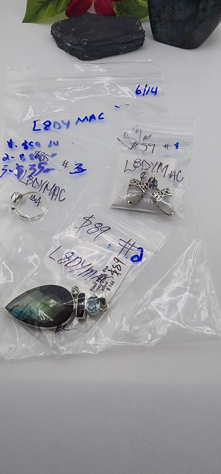 48HR - RESERVED FOR: L8DYMAC- 6/14/2025 FL tiktok Live Show - 3 Sterling Silver Items