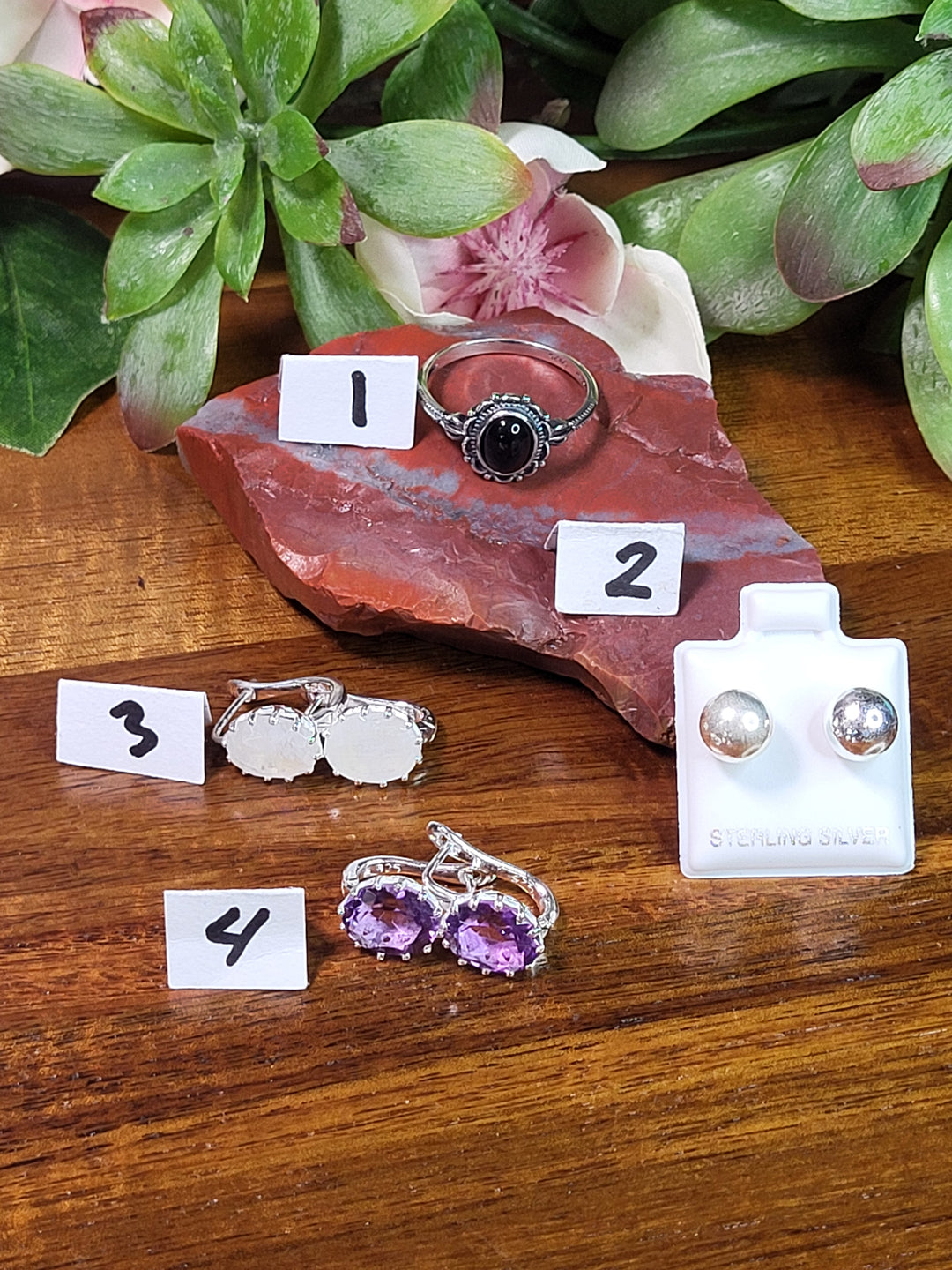 RESERVED FOR: Edna Gonzalez- 7/14/24-4 Sterling Silver Items
