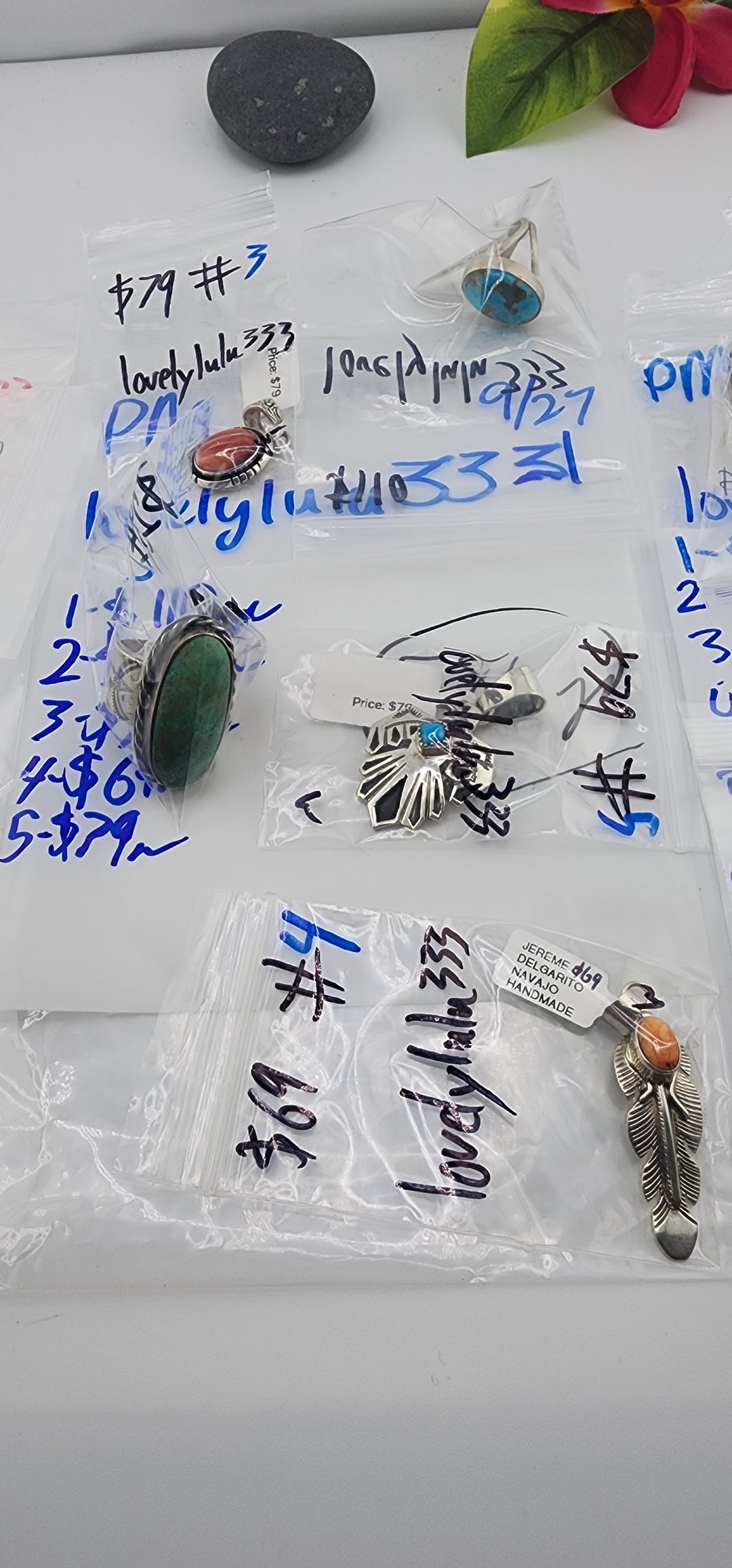 PM SHOW 48HR - RESERVED FOR: lovelylulu333 - 9/27/2025 FL tiktok Live Show - 5 Sterling Silver Items