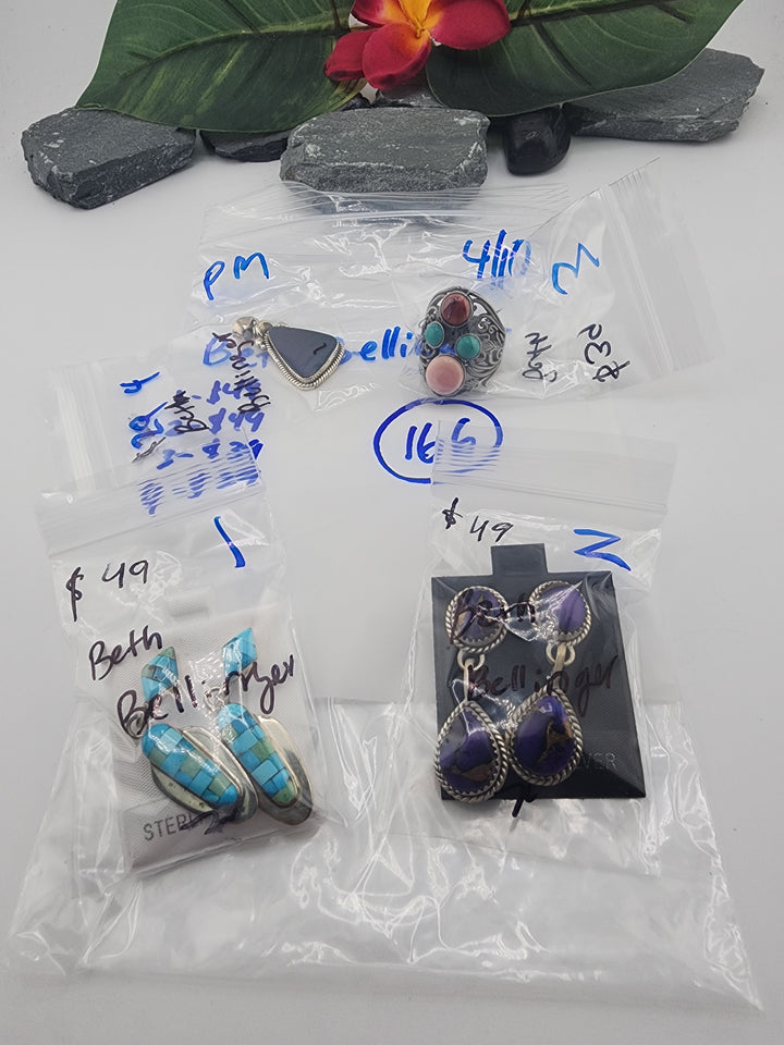 Beth Bellinger - 4/10/26 PM - 4 925 Sterling Silver Items