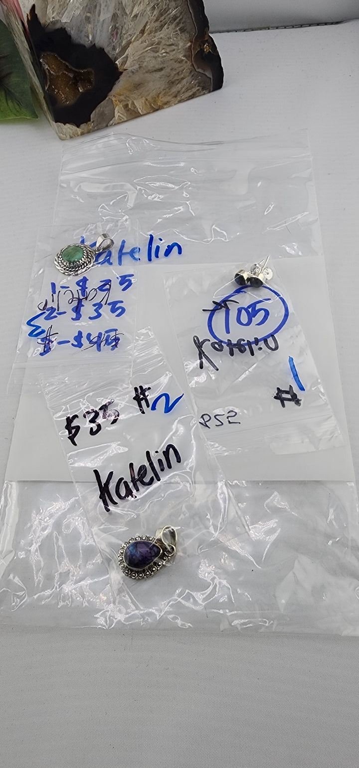 PM SHOW 48HR - RESERVED FOR: katelin - 12/13/2025 tiktok Live Show - 3 Sterling Silver Items