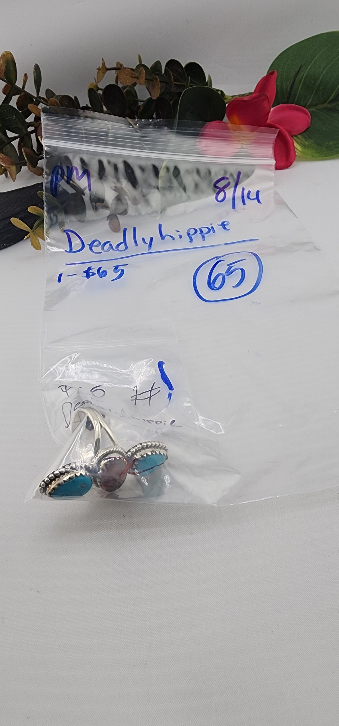 PM SHOW 48HR - RESERVED FOR: Deadlyhippie - 8/14/2025 FL tiktok Live Show - 1 Sterling Silver Items