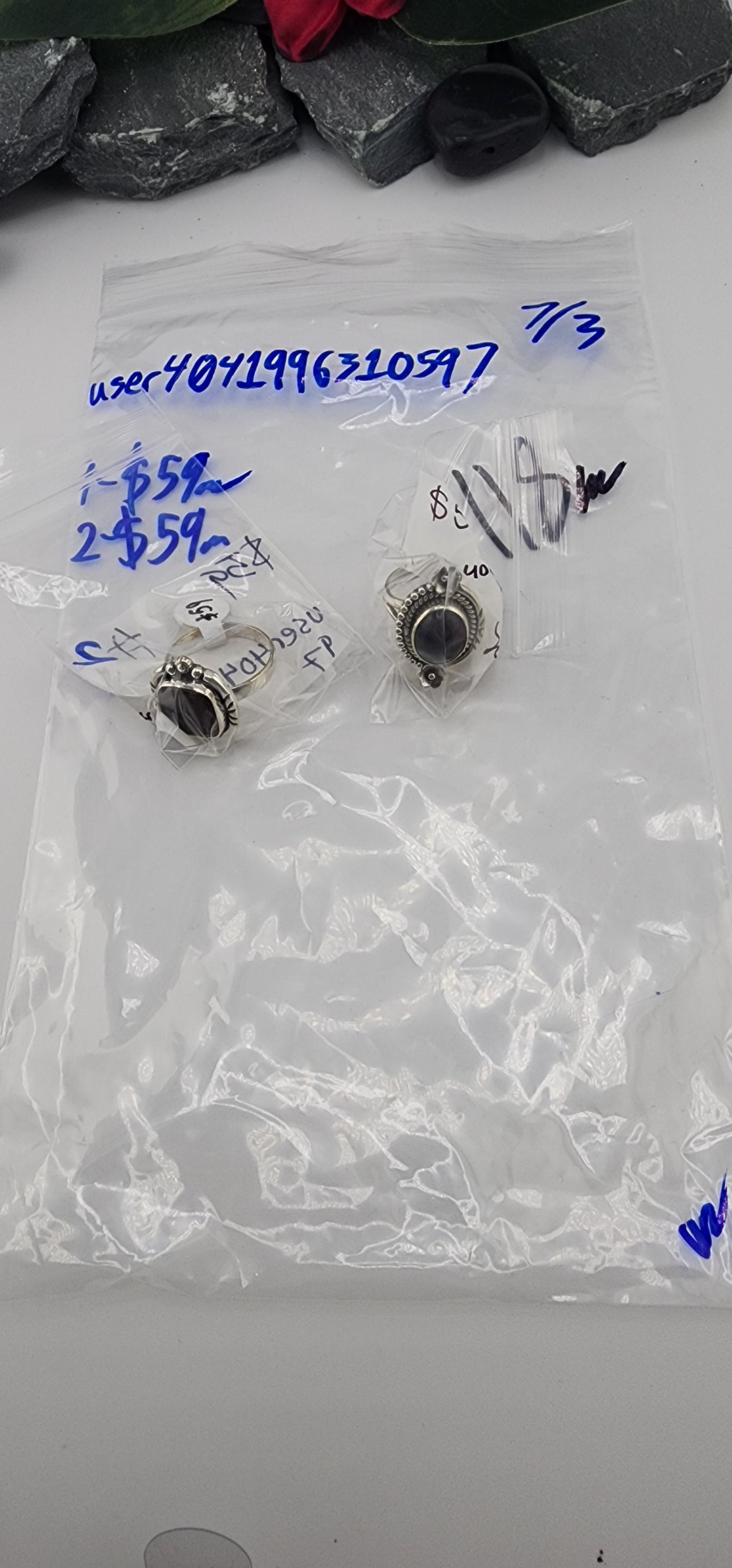 48HR - RESERVED FOR: user4041996310597 - 7/3/2025 FL tiktok Live Show - 2 Sterling Silver Items