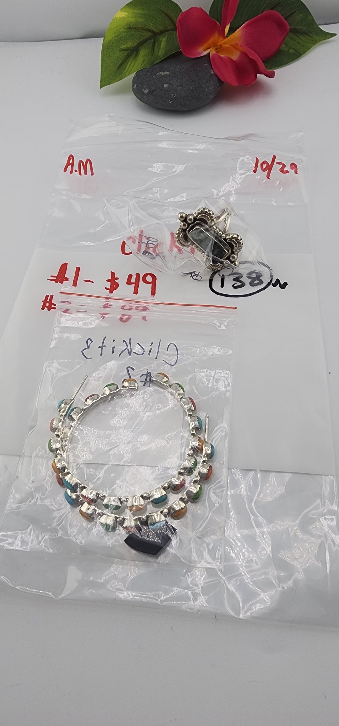AM SHOW 48HR RESERVED FOR: clickit3 - 10/29/2025 FL tiktok Live Show - 2 Sterling Silver Items