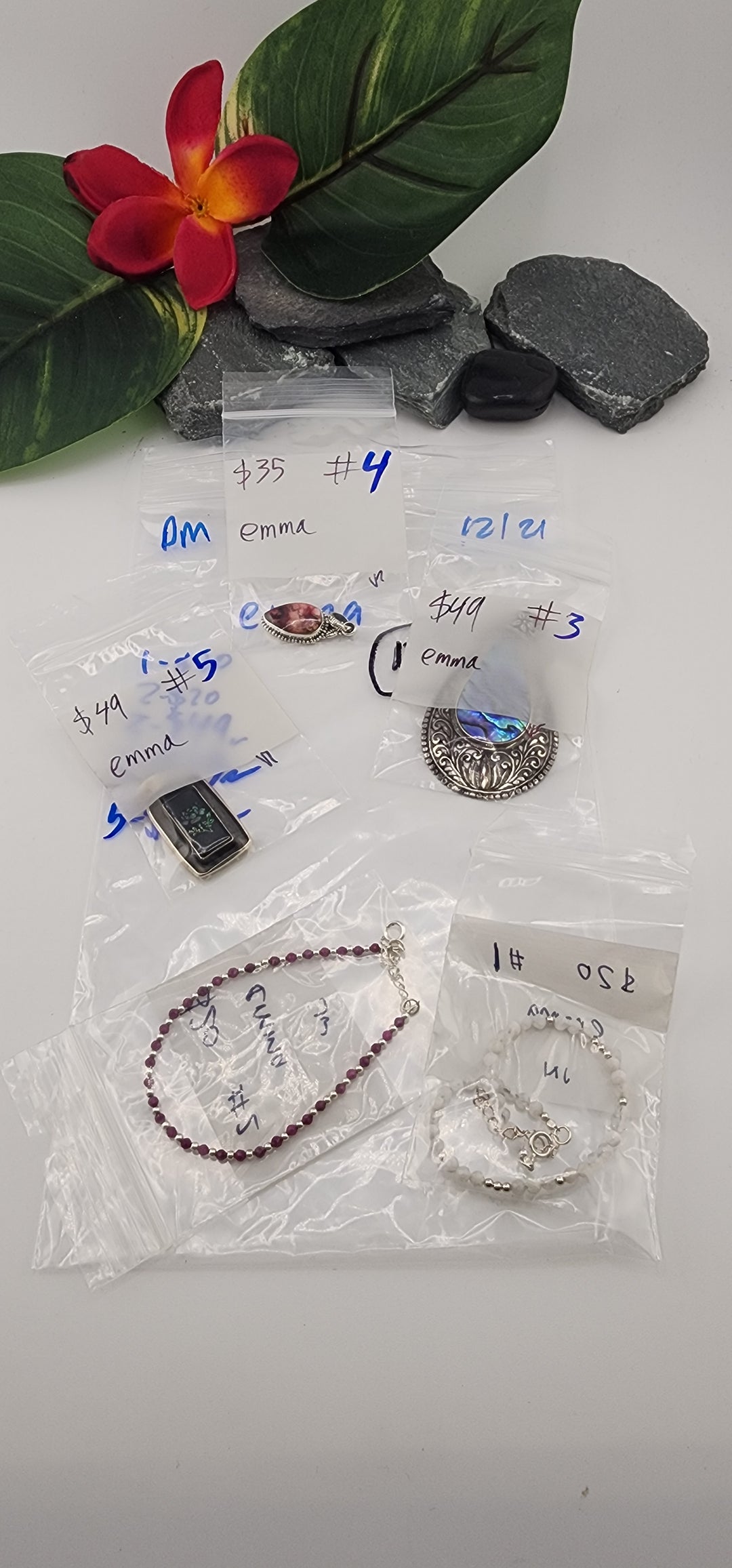 PM SHOW 48HR - RESERVED FOR:  emma- 12/21/2025 tiktok Live Show - 5 Sterling Silver Items