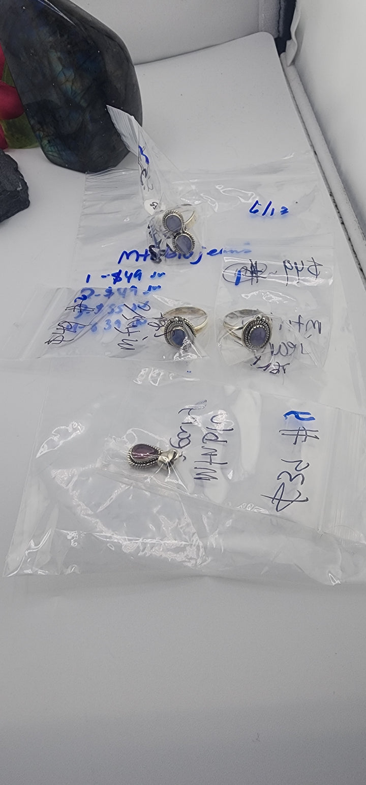 48HR - RESERVED FOR:  Mtnblujeans- 6/13/2025 FL tiktok Live Show -4 Sterling Silver Items
