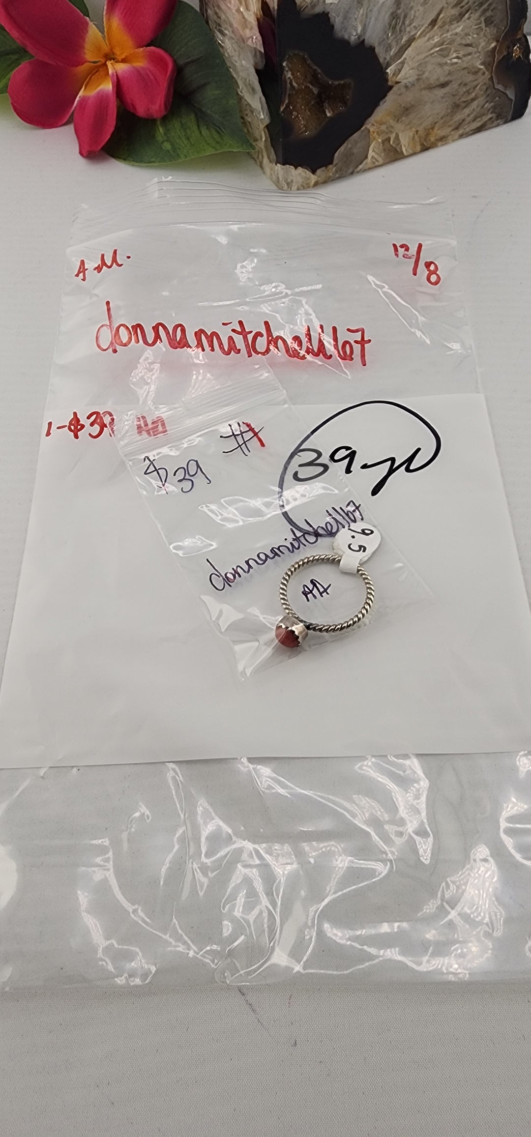 AM SHOW 48HR RESERVED FOR: donnamitchell67 - 12/8/2025 FL tiktok Live Show - 1 Sterling Silver Items