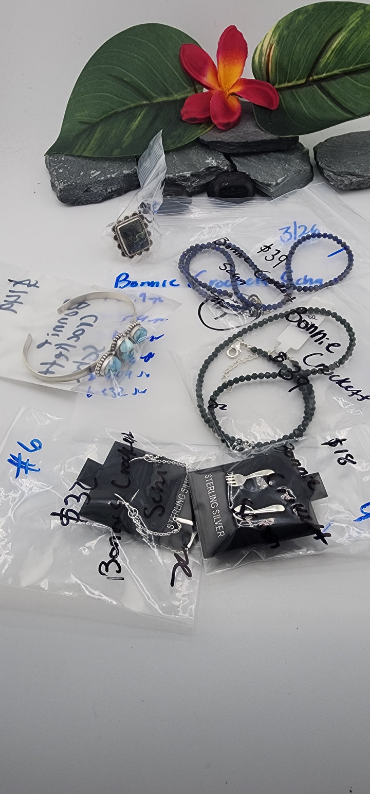 Bonnie Crockett Scha -  3/26/26 - 6 925 Sterling Silver Items