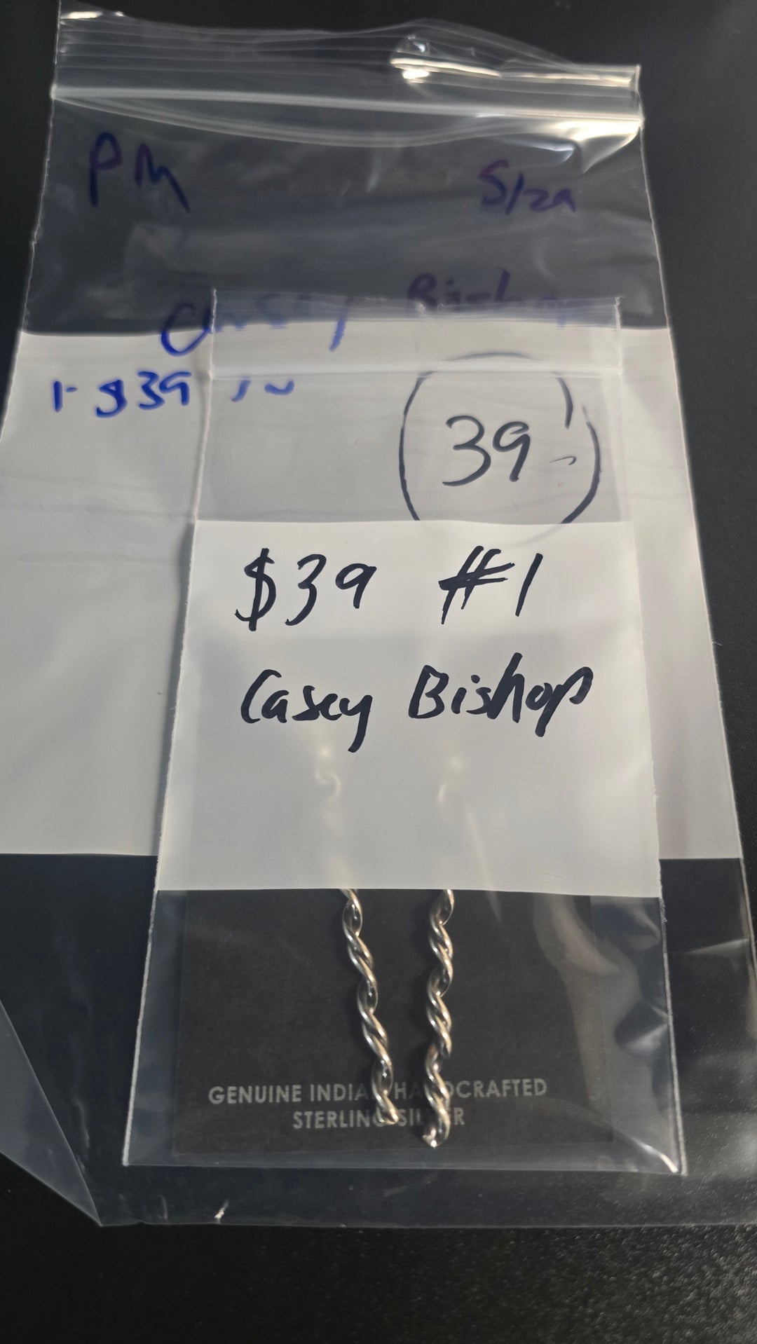 Casey Bishop - 5/29/26 PM - 1 925 Sterling Silver