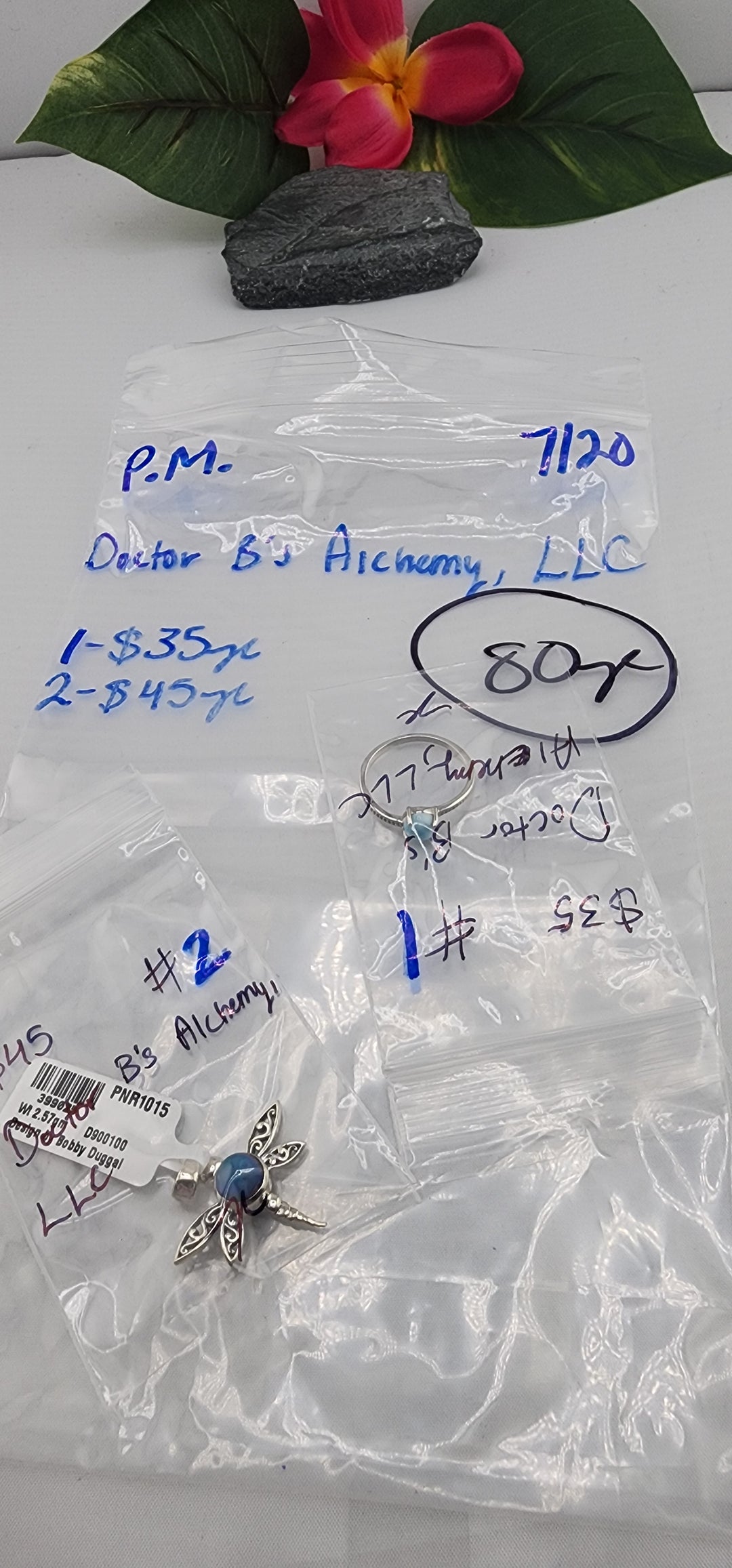 PM SHOW 48HR - RESERVED FOR:  Doctor B's Alchemy- 7/20/2025 FL tiktok Live Show -2  Sterling Silver Item