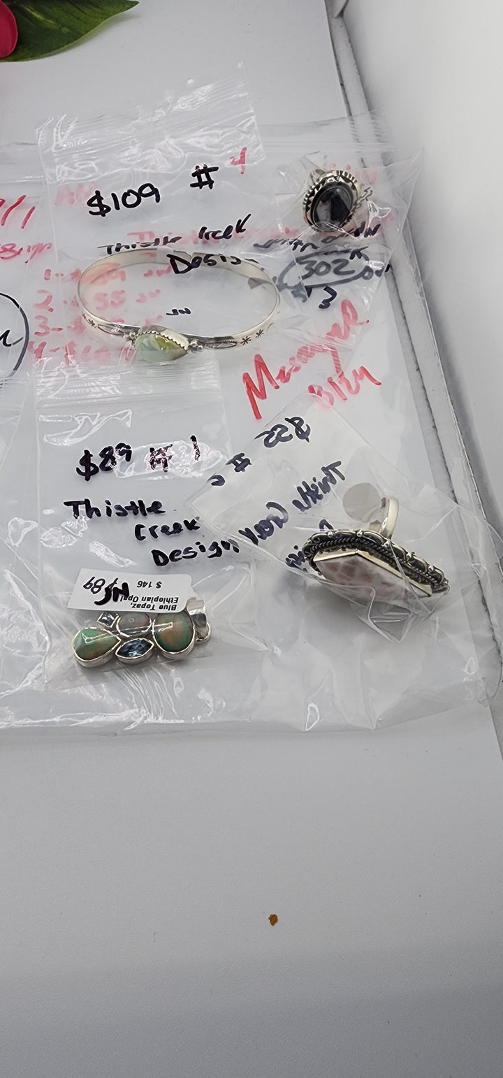 AM SHOW 48HR - RESERVED FOR:  Thistle Creek Design- 8/19/2025 FL tiktok Live Show -4 Sterling Silver Items