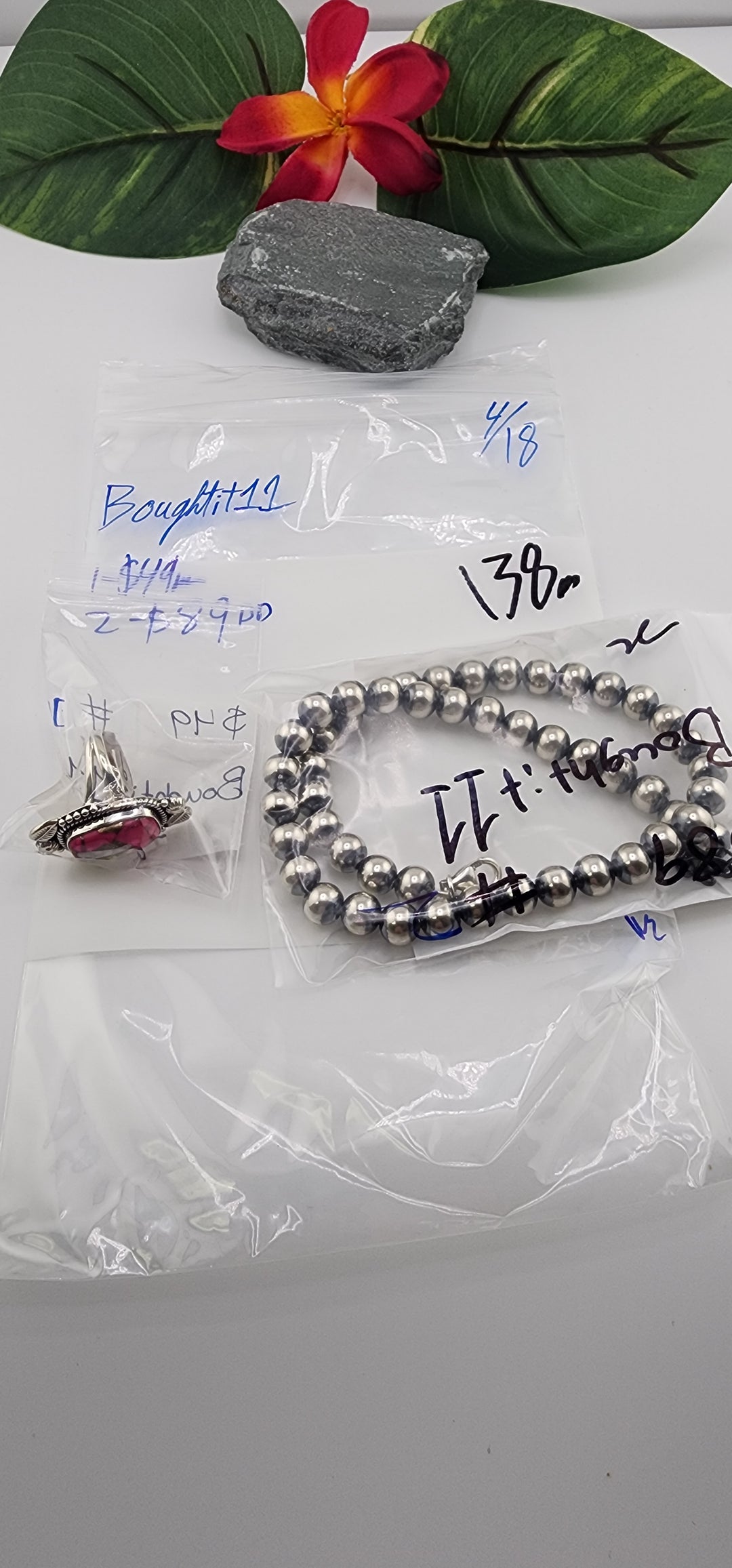 RESERVED FOR: Boughtit11 - 4/18/2025 tiktok Live Show -  Sterling Silver Items
