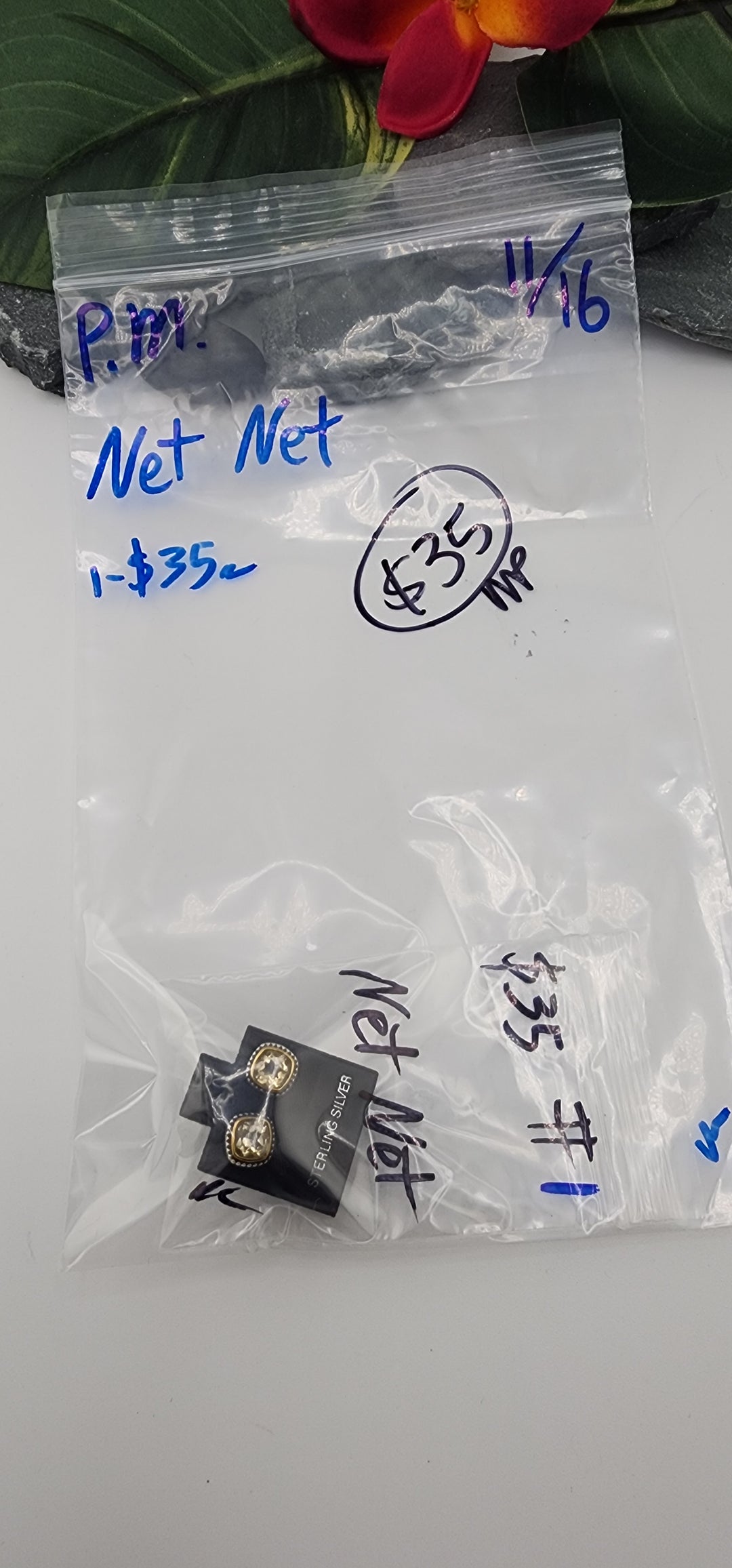 PM SHOW 48HR - RESERVED FOR: Net Net - 11/16/2025 tiktok Live Show - 1  Sterling Silver Items