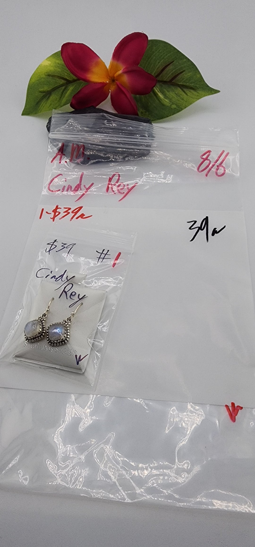 AM SHOW 48HR - RESERVED FOR: Cindy Rey - 8/6/2025 FL tiktok Live Show - 1 Sterling Silver Items