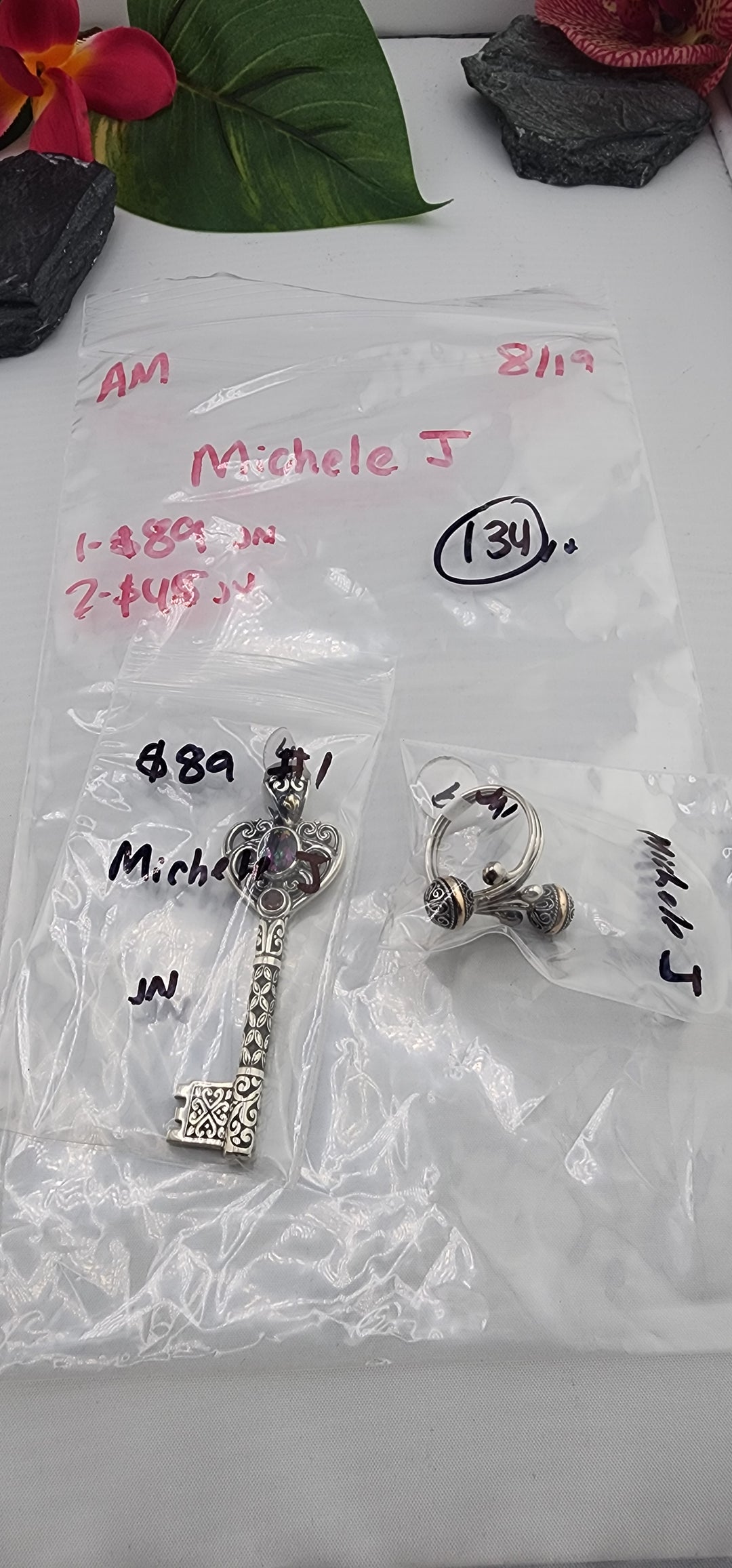 AM SHOW 48HR - RESERVED FOR:  Michele J- 8/19/2025 FL tiktok Live Show -2  Sterling Silver Items