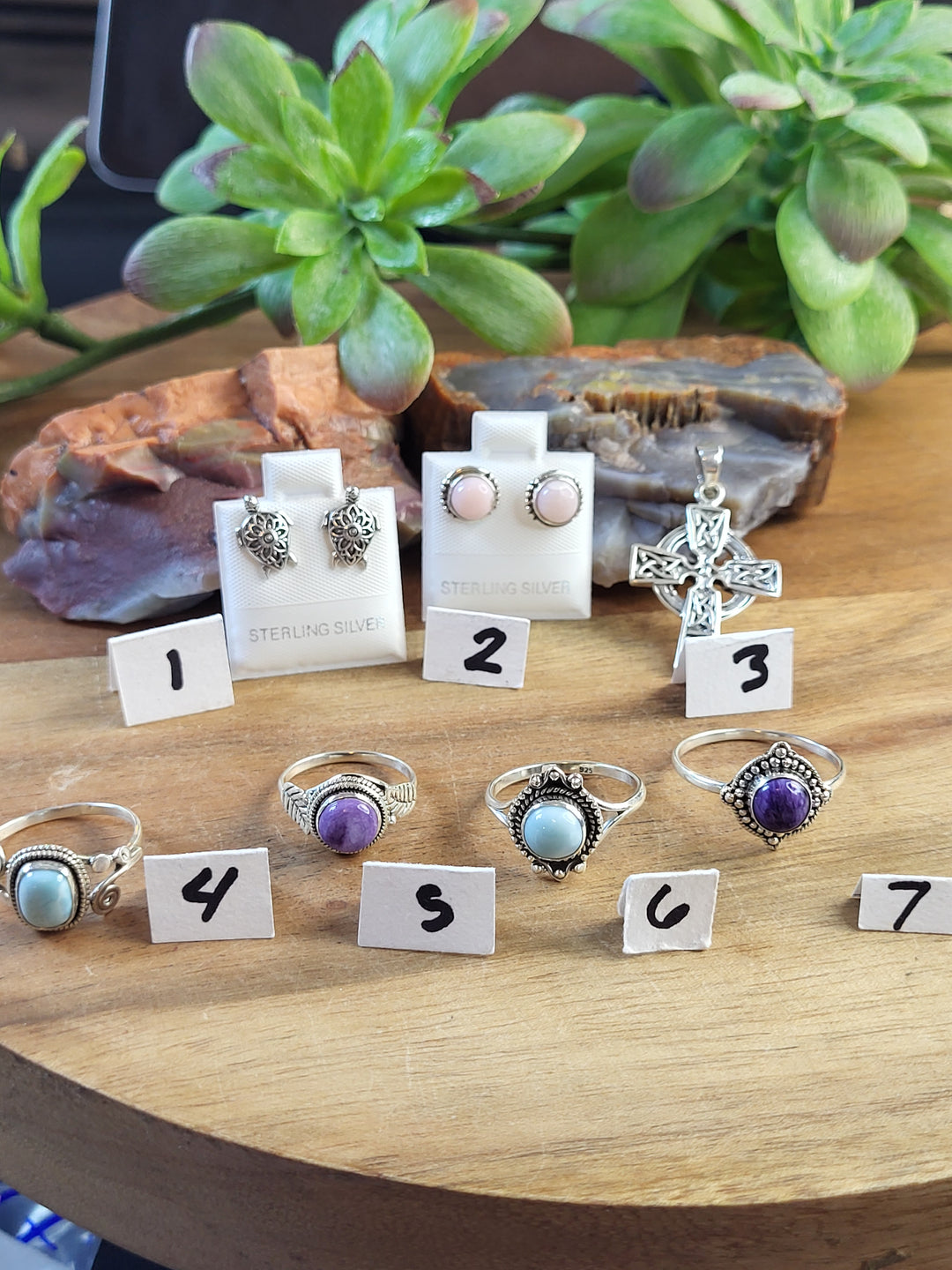 RESERVED FOR: cathymartell8- 7/7/24-7 Sterling Silver Items