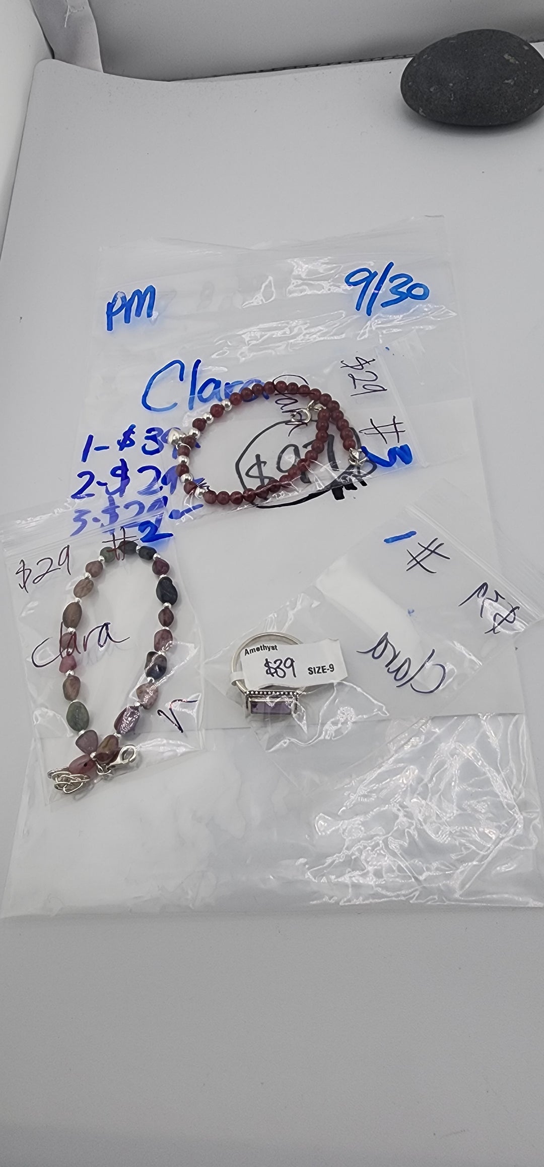 PM SHOW 48HR - RESERVED FOR: Clara  - 9/30/2025 FL tiktok Live Show - 3 Sterling Silver Items
