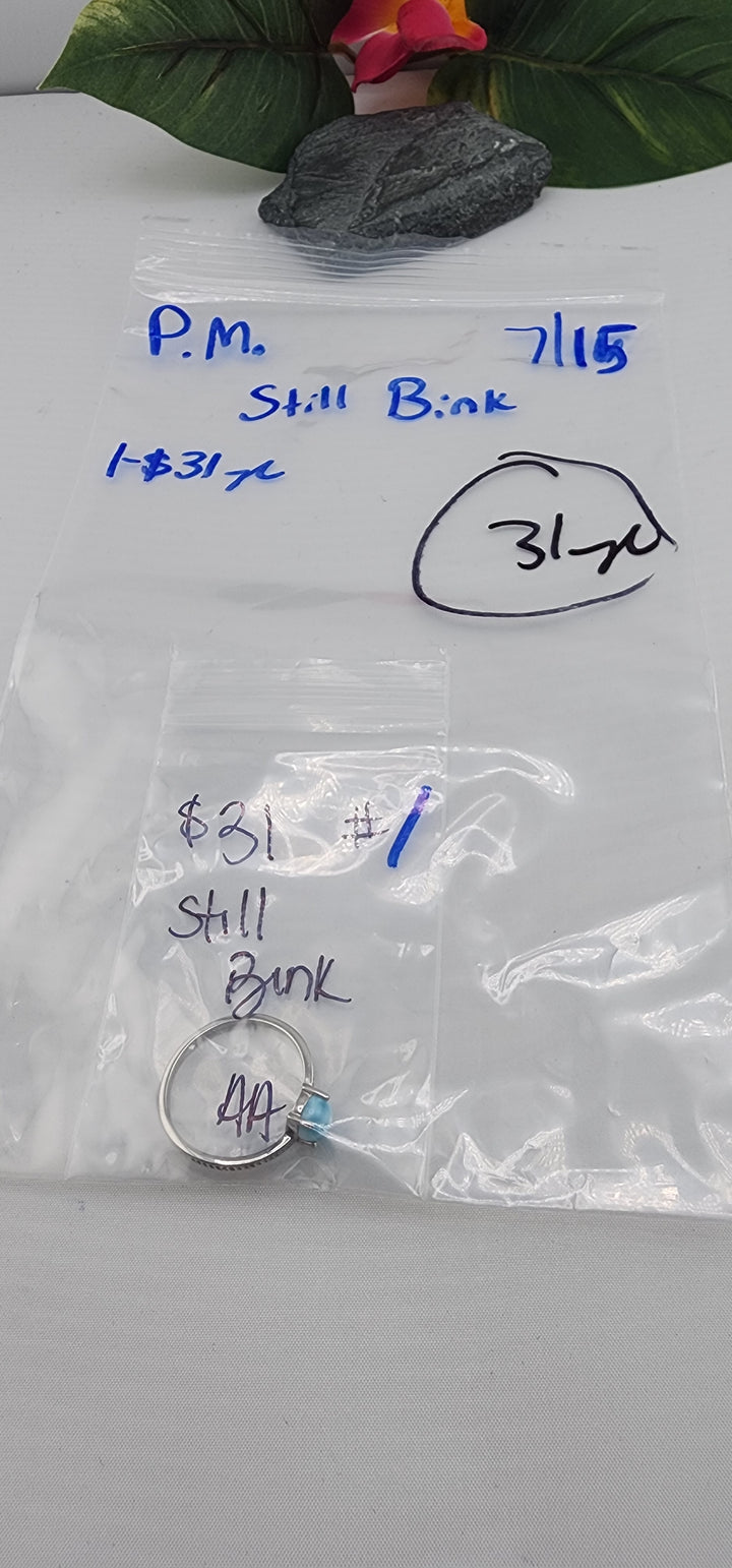 PM SHOW 48HR - RESERVED FOR: Still Bink - 7/15/2025 FL tiktok Live Show - 1 Sterling Silver Items