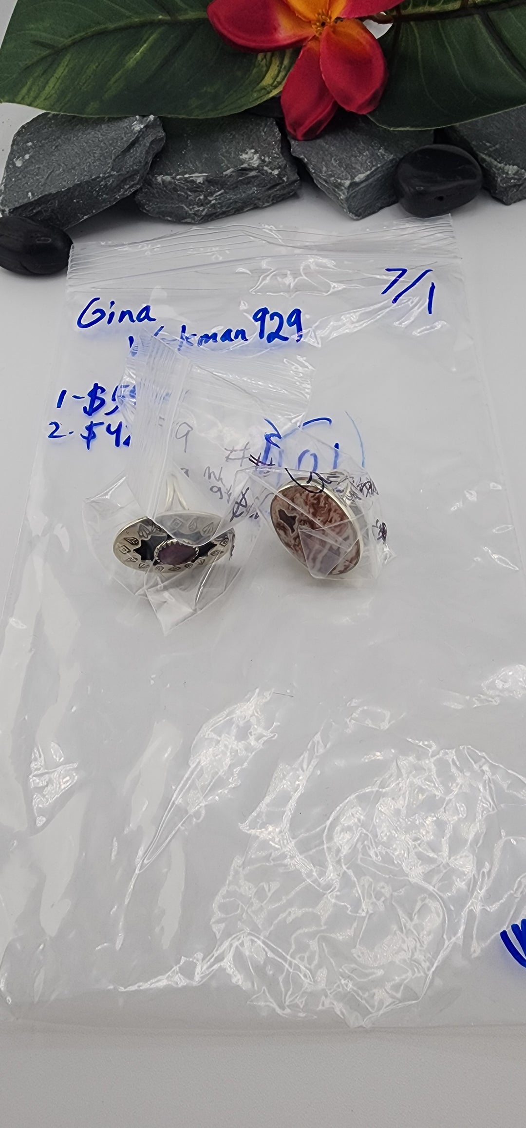 RESERVED FOR: Gina Workman929 - 7/1/2025 tiktok Reservation Live Show - 2 Sterling Silver Items