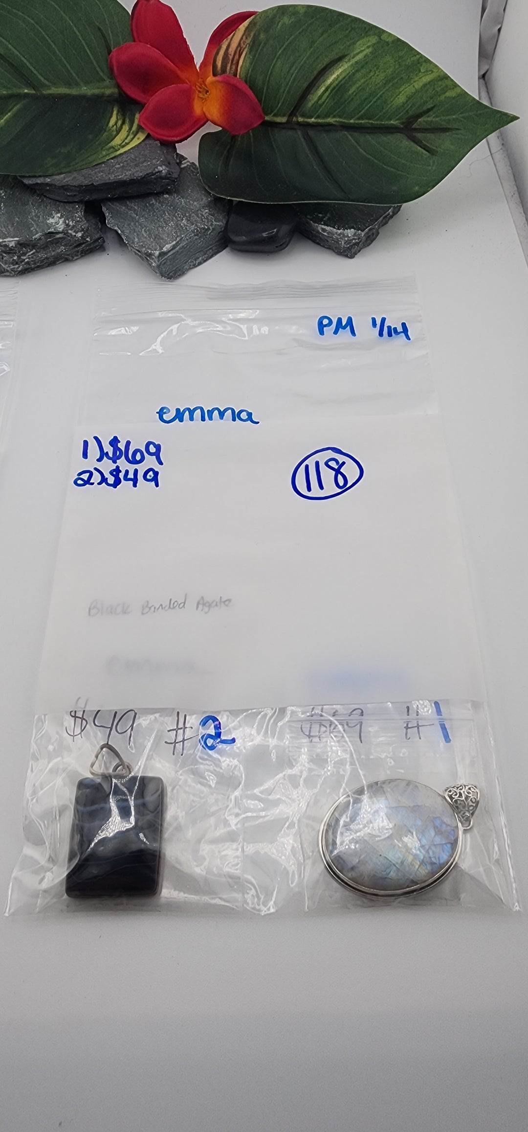 Custom sterling silver items - PM SHOW RESERVED FOR: emma - 1/14/2026 tiktok Live Show - 2 Sterling Silver Items