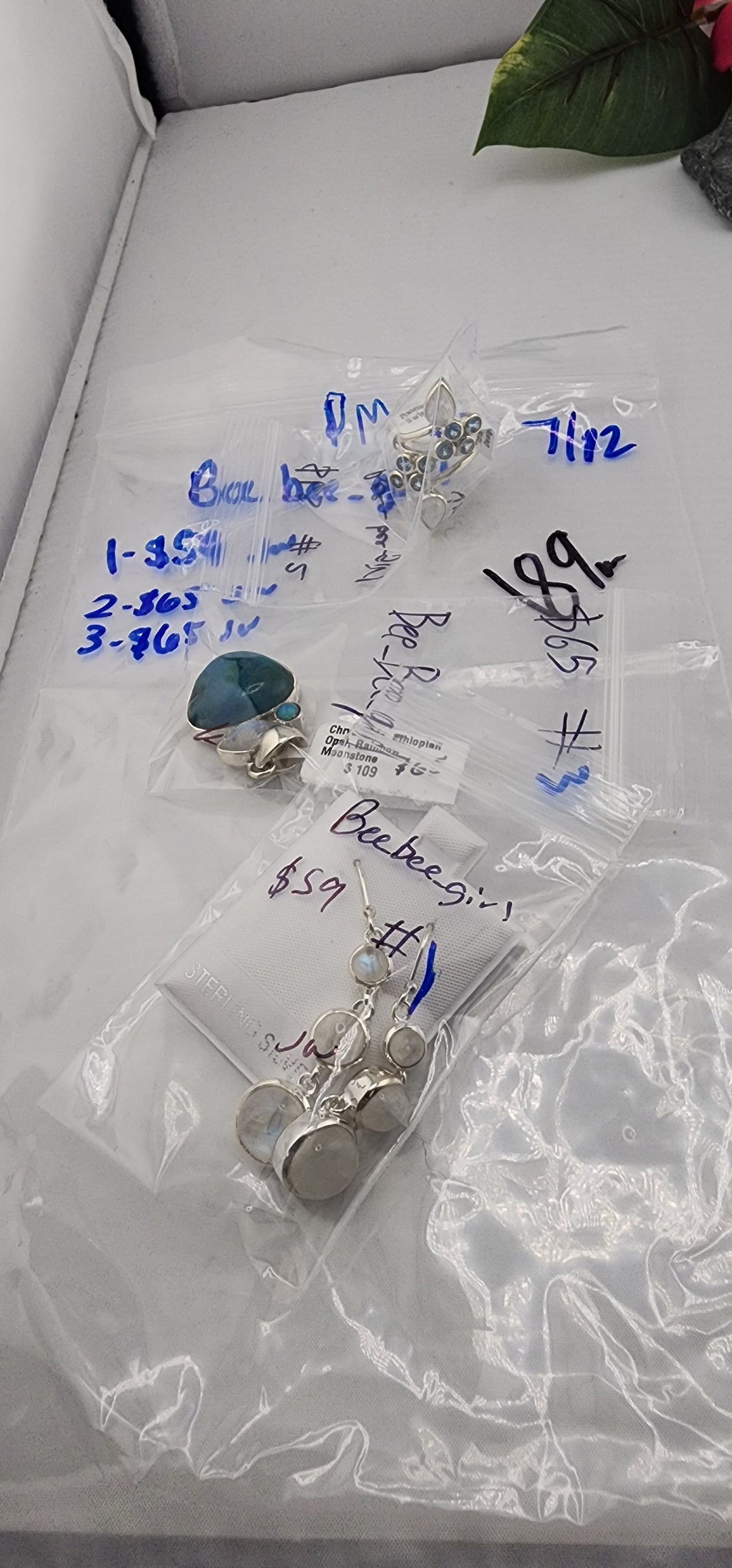 PM SHOW 48HR - RESERVED FOR:  Bee_bee_girl- 7/12/2025 FL tiktok Live Show - 3 Sterling Silver Items