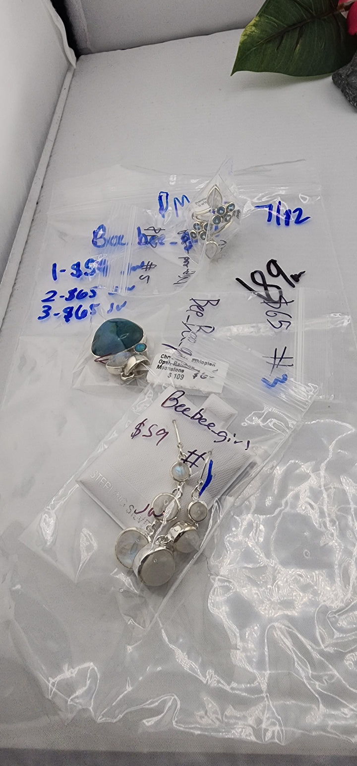 PM SHOW 48HR - RESERVED FOR:  Bee_bee_girl- 7/12/2025 FL tiktok Live Show - 3 Sterling Silver Items