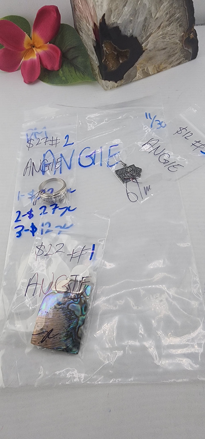 PM SHOW 48HR - RESERVED FOR: ANGIE - 11/30/2025 tiktok Live Show - 3 Sterling Silver Items