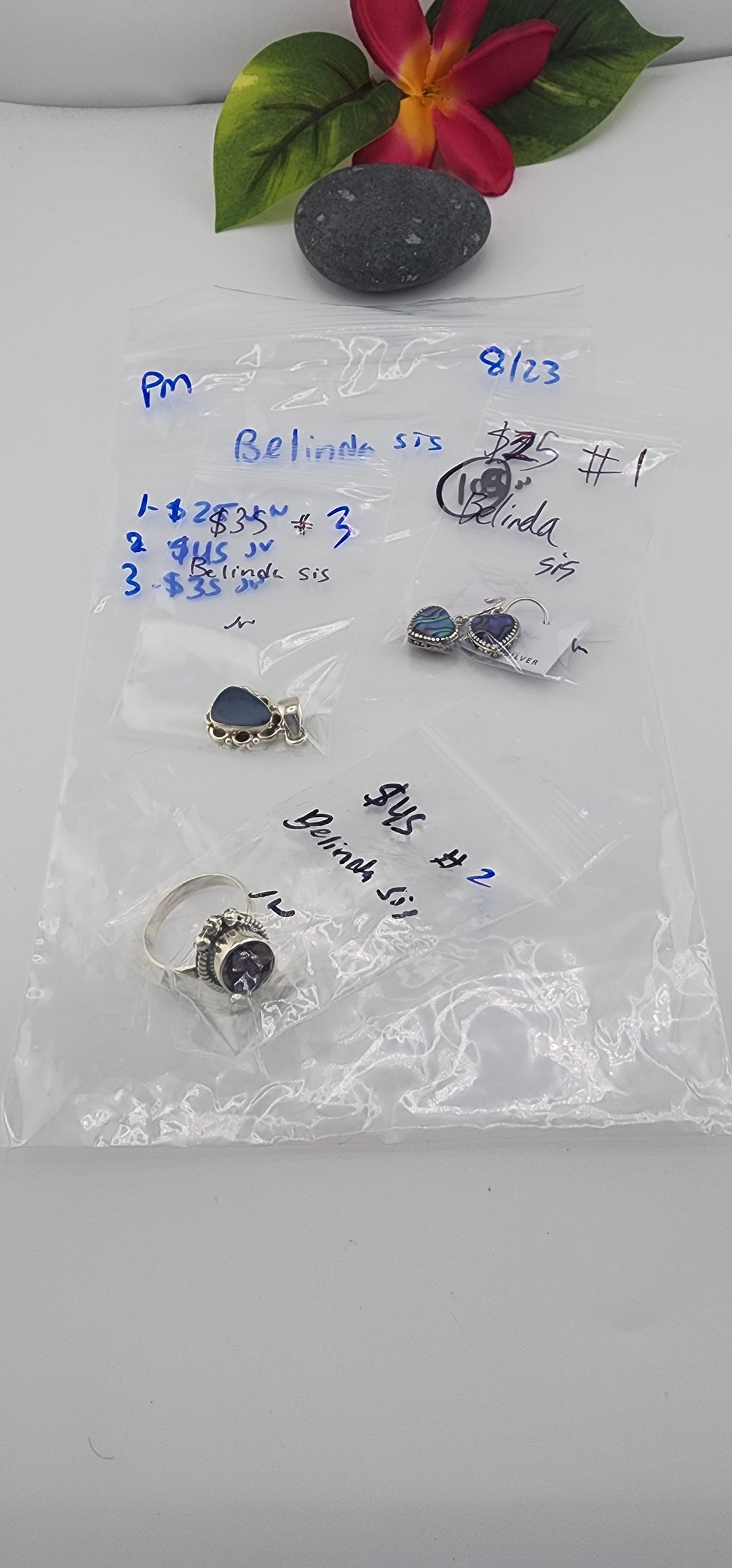 PM SHOW 48HR - RESERVED FOR:  Belinda sis- 8/23/2025 FL tiktok Live Show -3  Sterling Silver Items