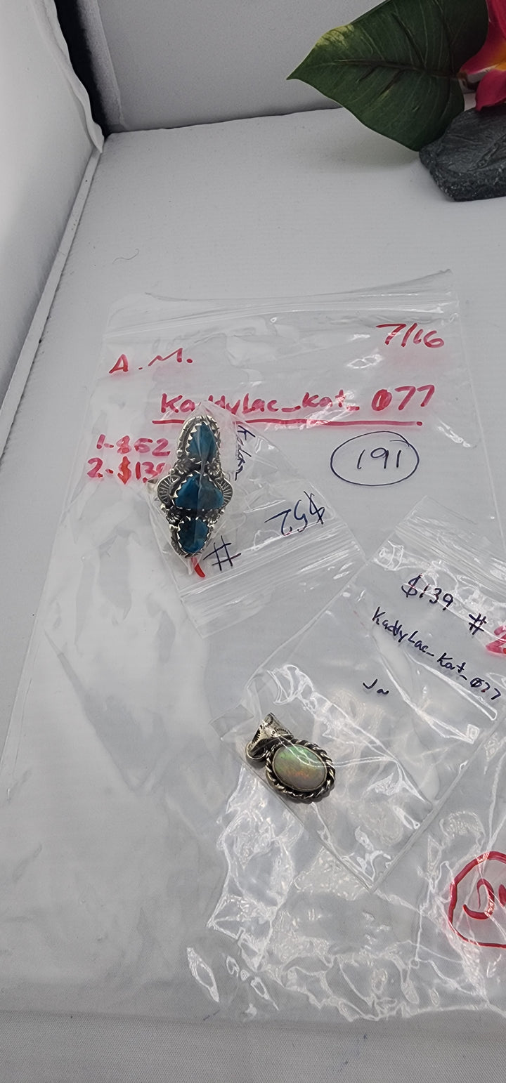 AM SHOW 48HR - RESERVED FOR: kaddyLac_kat_0777 - 7/16/2025 FL tiktok Live Show -2   Sterling Silver Items