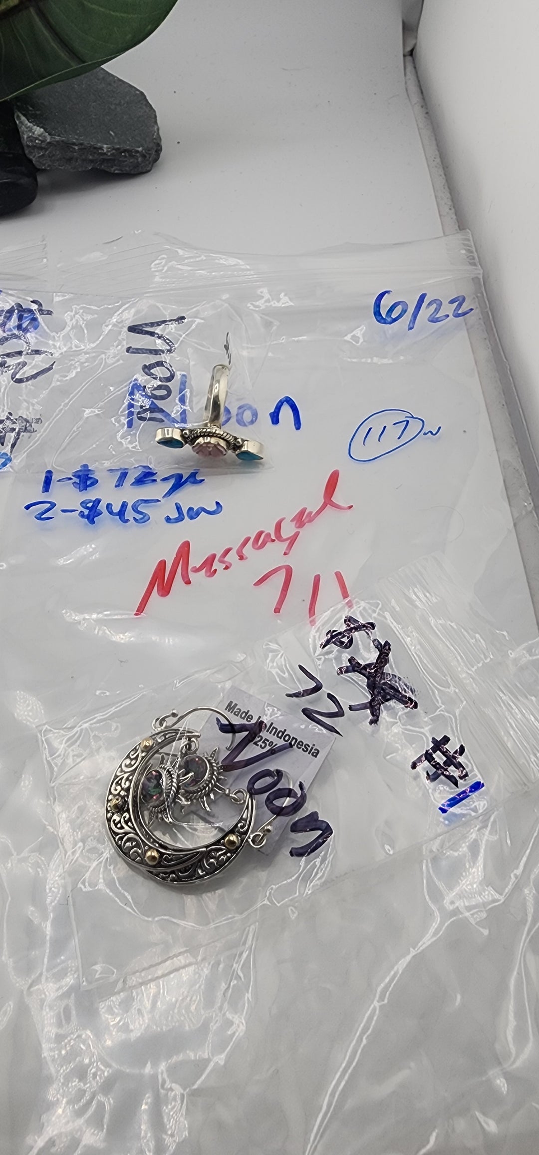 RESERVED FOR: Noon - 6/22/2025 tiktok Reservation Live Show -2 Sterling Silver Items