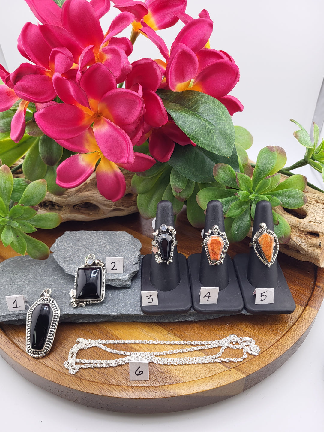 RESERVED FOR:  Theresa🦇💀 - 10/02/2024 - 6 Sterling Silver Items