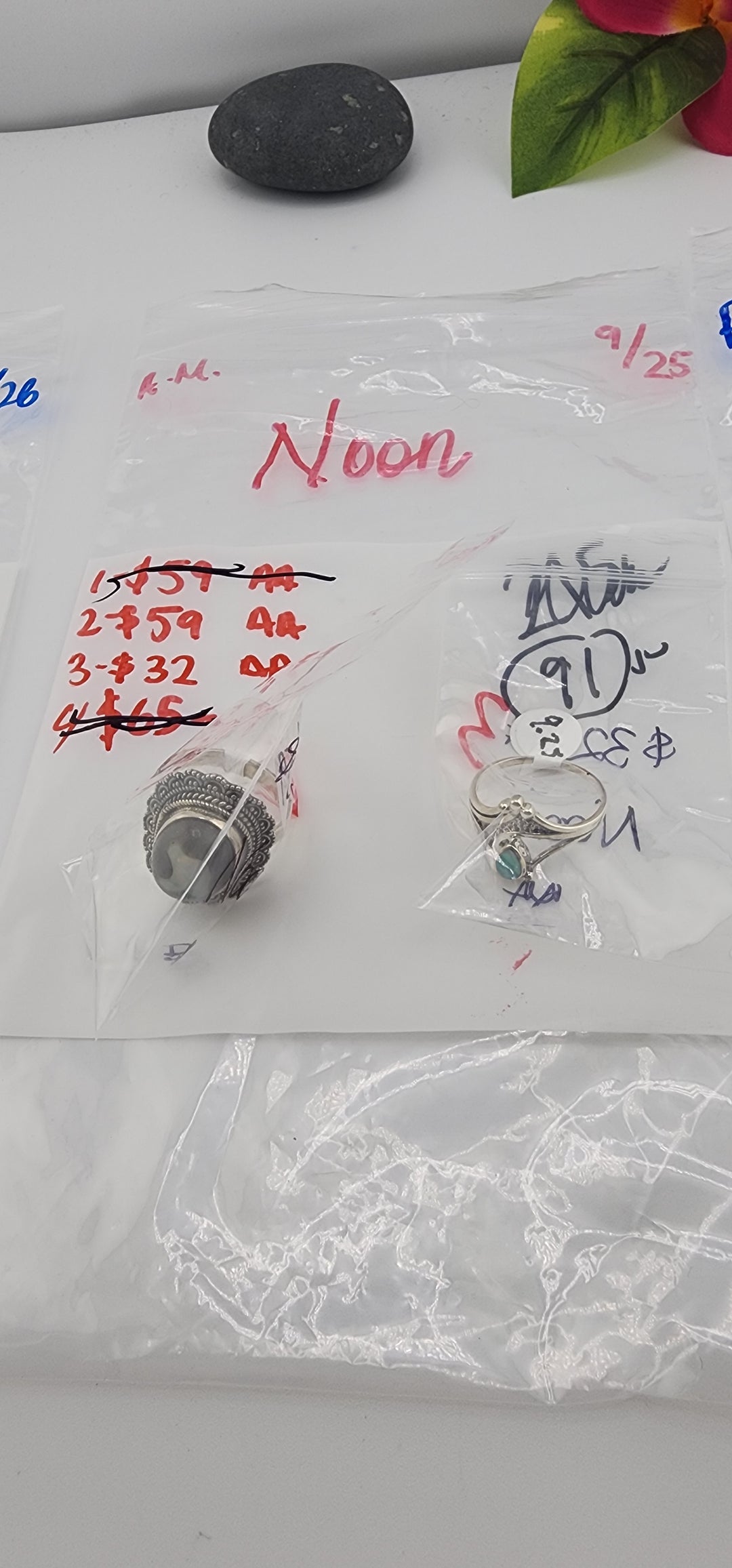 AM SHOW 48HR RESERVED FOR: Noon - 9/25/2025 FL tiktok Live Show - 2 Sterling Silver Items