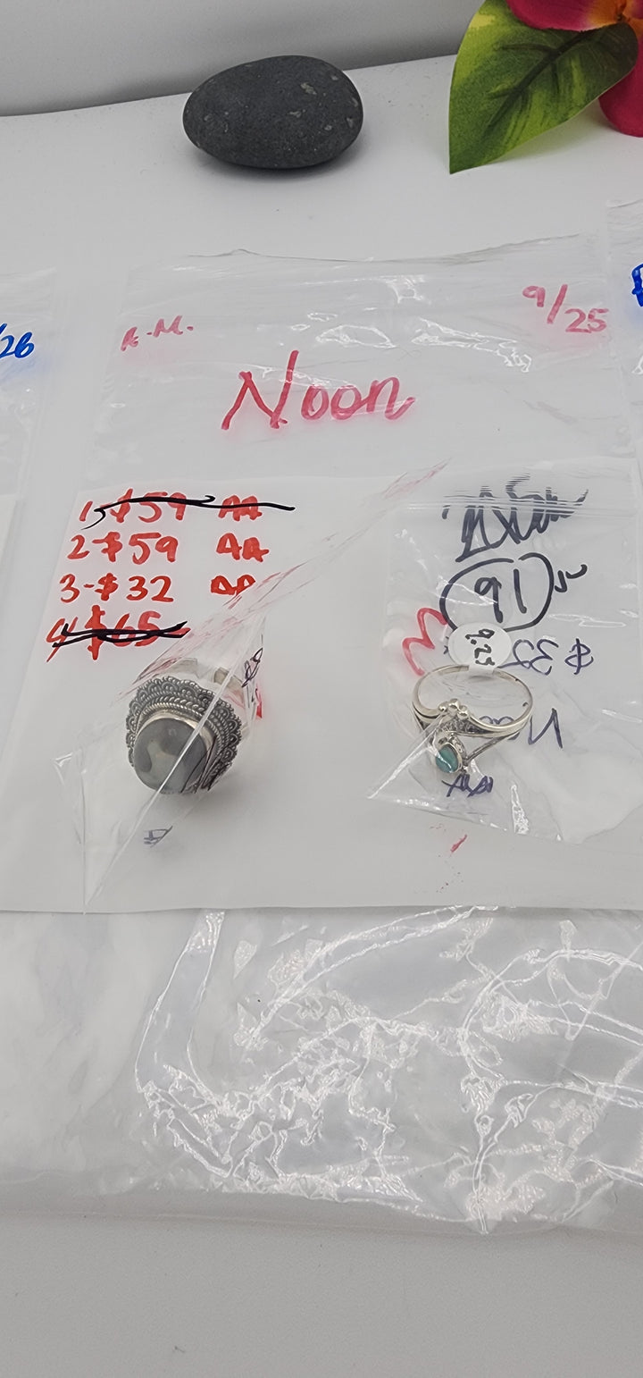 AM SHOW 48HR RESERVED FOR: Noon - 9/25/2025 FL tiktok Live Show - 2 Sterling Silver Items