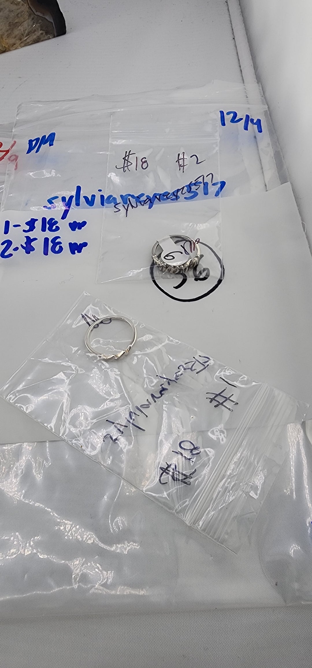PM SHOW 48HR - RESERVED FOR:  sylviareyes517- 12/4/2025 tiktok Live Show - 2 Sterling Silver Items
