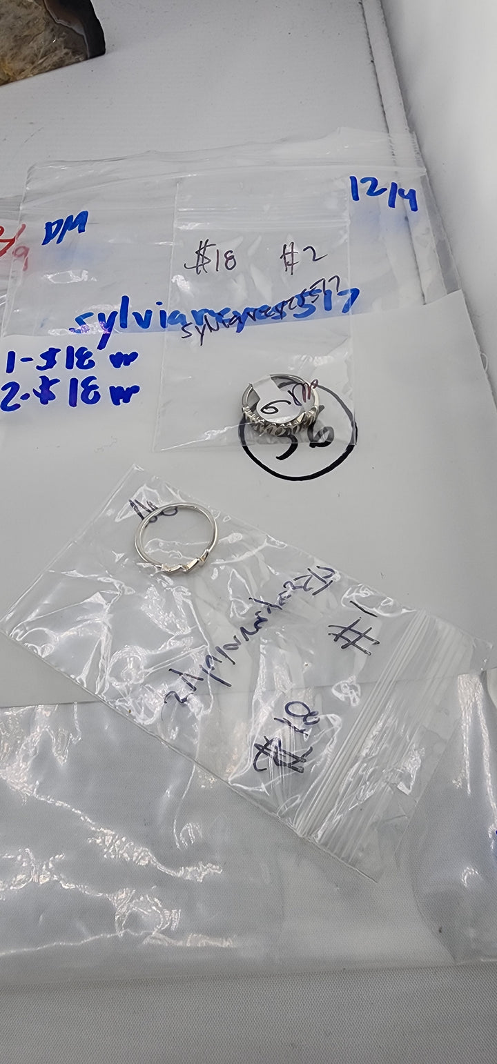 PM SHOW 48HR - RESERVED FOR:  sylviareyes517- 12/4/2025 tiktok Live Show - 2 Sterling Silver Items